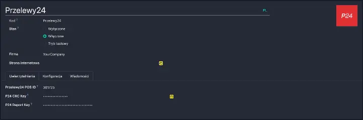 Konfiguracja modułu w Odoo